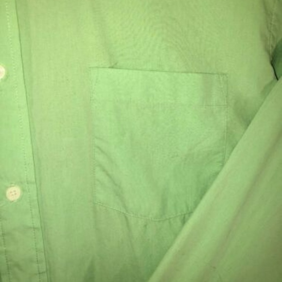 Mens Authentic Consensus Lime Green Shirt - Picture 4 of 7